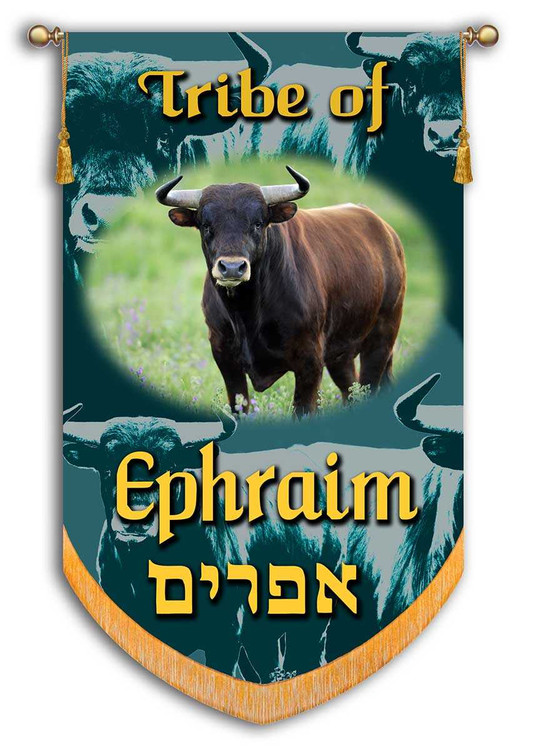 Tribes of Israel - Tribe of Ephraim printed Banner - fully lined