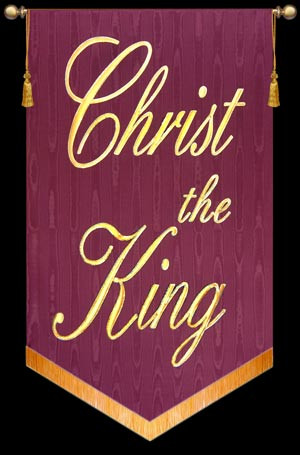 Christ The King Script - Christian Banners for Praise and Worship