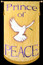 Gold church wall banner
