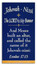 Navy Blue Background Church Praise Banner