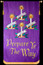 Purple Background Advent Banner