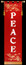Church Advent Banner on red background