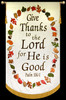 Give Thanks to the Lord - Psalm 106 with Wreath - 2012