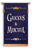 Gracious & Merciful Sanctuary Banner
Navy Blue Background