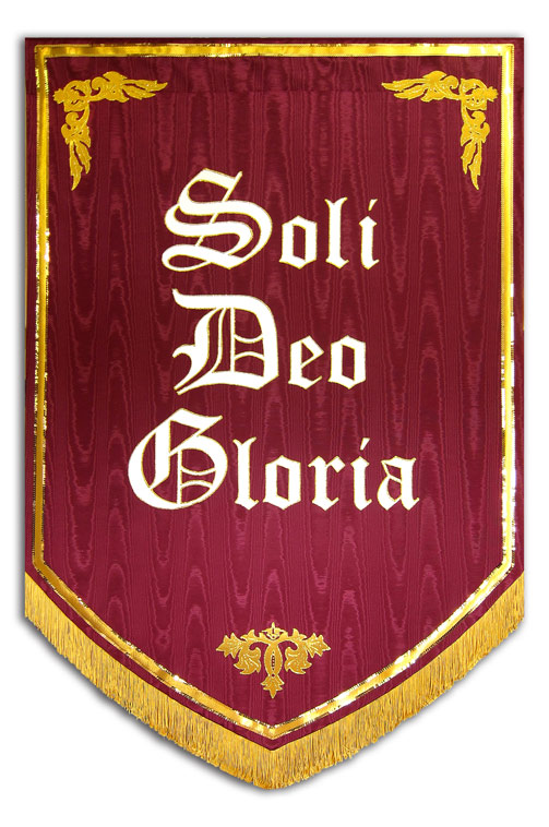 Five Solas Reformation Church Banner