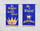 Royal Blue Background with companion