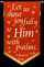 Rust colored Praise Banner