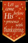 thanksgiving Church Praise Banner