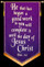 Church wall banner
