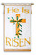 Easter Praise Banner Shown on White Background with optional TAB Top