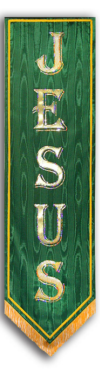 Jesus Banner Skinny - Christian Banners for Praise and Worship