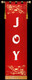 Joy Advent Banner on red