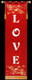 Advent Banner shown on red