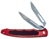 Havalon Piranta Torch Brick Red Folding Blade Skinning Knife with Removable Scalpel Blade XT60ATBR D