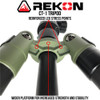 REKON CT-1 Carbon Fiber Tripod with BH-1 Ball head, RTA1 Picatinny to Arca-Swiss Mount, and HOG Saddle Mount 