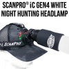 Wicked Lights® ScanPro® iC Gen4 White LED Night Hunting Headlamp W2103