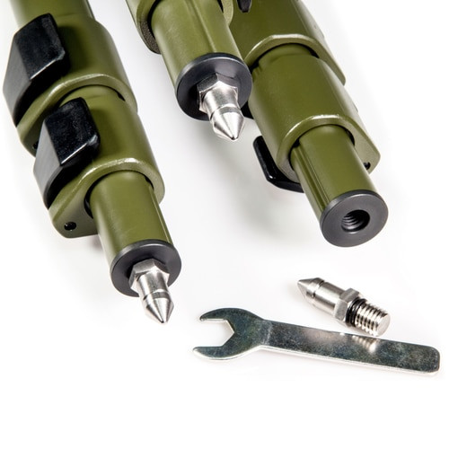 Shadow Tech PIG0311G Field Shooting Tripod, OD Green, magnesium body