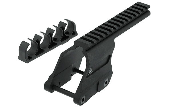 Picatinny Rail Mount Adapter For Mossberg 590 - Tactical Magazine Tube Mount, Aluminum