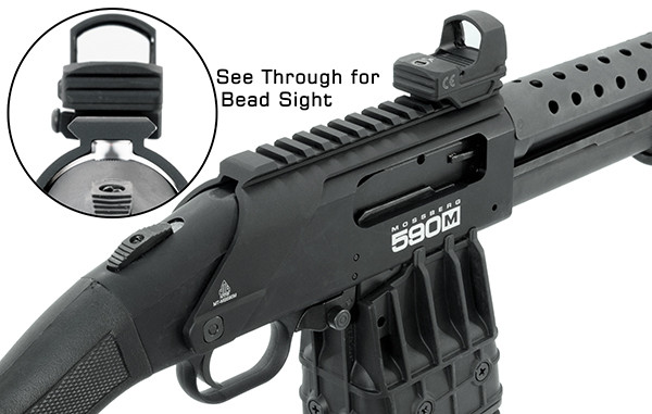 Shotgun Optic Mount Leapers UTG 870 Optic Mount With Shot Shell