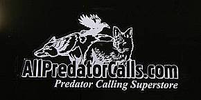 AllPredatorCalls Logo Vehicle Window Decal Large Size