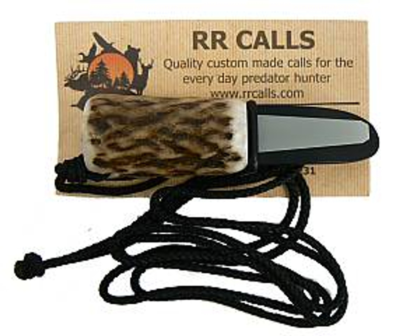 RR Predator Calls Custom Elk Antler Tip Open Reed Prey Distress Call