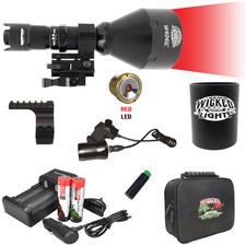 Wicked Lights® W404iC RED Night Hunting Kit for Coyote, Hog, Predator Wicked Lights® W404iC RED Night Hunting Kit for Coyote, Hog, Predator