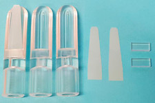 Yellerdog Outdoor Products Call Builder Prey Distress Tone Board Kit 3 Clear Acrylic with Reeds 