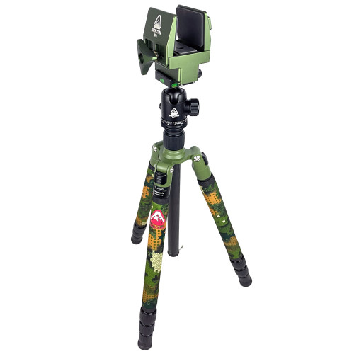 REKON Outdoor Gear™ CT-1 Carbon Fiber Tripod with BH-1 Ball Head, VM-1 Vice Mount, and RTA1 Picatinny to  To Arca-Swiss Mount