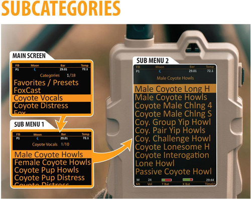 FOXPRO X360 Electronic Predator Call with TX-2000 Remote Control for ...