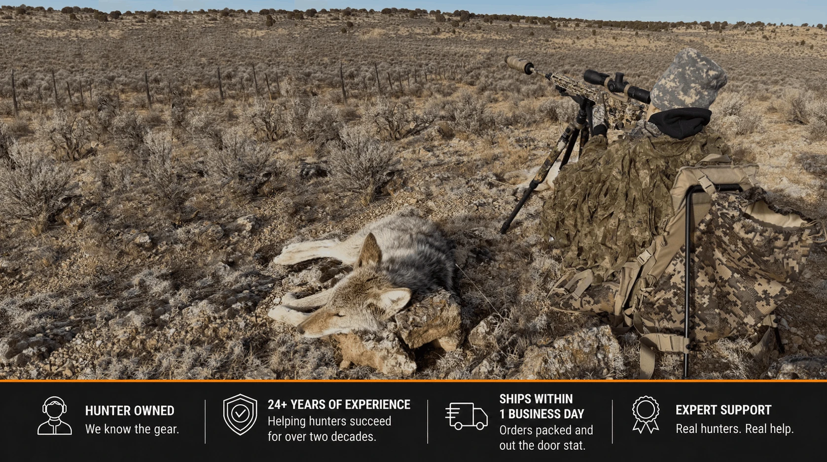 Shop predator hunting gear with the help of experts.
