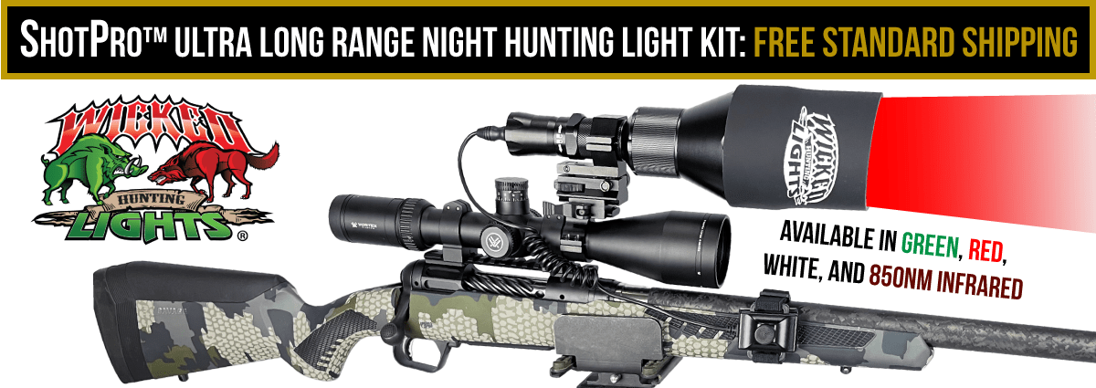 Wicked Lights ShotPro Ultra Long Range Night Hunting Lights