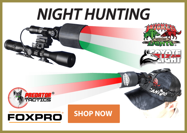 Click to see our huge selection of Night Hunting Lights and Headlamps!