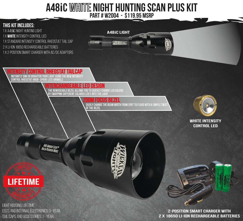 Scan Light for Night Hunting - Coyote Reaper®