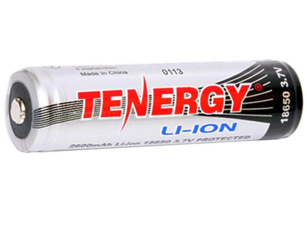 Tenergy 18650 3.7V 2600 mAh with Protected PCB Rechargeable