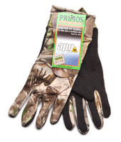 Primos Stretch-Fit Gloves with Sure Grip & Extended Cuff Realtree APG HD 6676