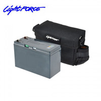 Lightforce 12V Lithium Iron Phosphate LiFePO4 Portable Power Pack with Battery, Charger, and Case 