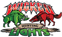 Wicked Hunting Lights X-Large 80" x 49" Logo Vinyl Banner