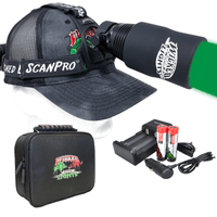 Wicked Lights® Scanpro® iC Gen4 Green Night Hunting Headlamp Kit W210