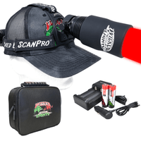 Wicked Lights® ScanPro® iC Gen4 Red LED Night Hunting Headlamp W2102