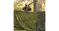 Red Rock Outdoors Camo Net Hunting SeriesWOODLAND CAMO GREEN Leaf Cut with Carry Pouch 810G