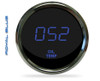 Oil Temperature LED Digital Chrome Bezel - MS9108
The LED Digital Oil Temperature gauge is microprocessor-controlled and has a 50-250 degrees Fahrenheit range of accuracy! Intellitronix Oil Temperature gauge has precision accuracy, super bright LED lights, and electronic intelligence all in one.  
Other features include:
