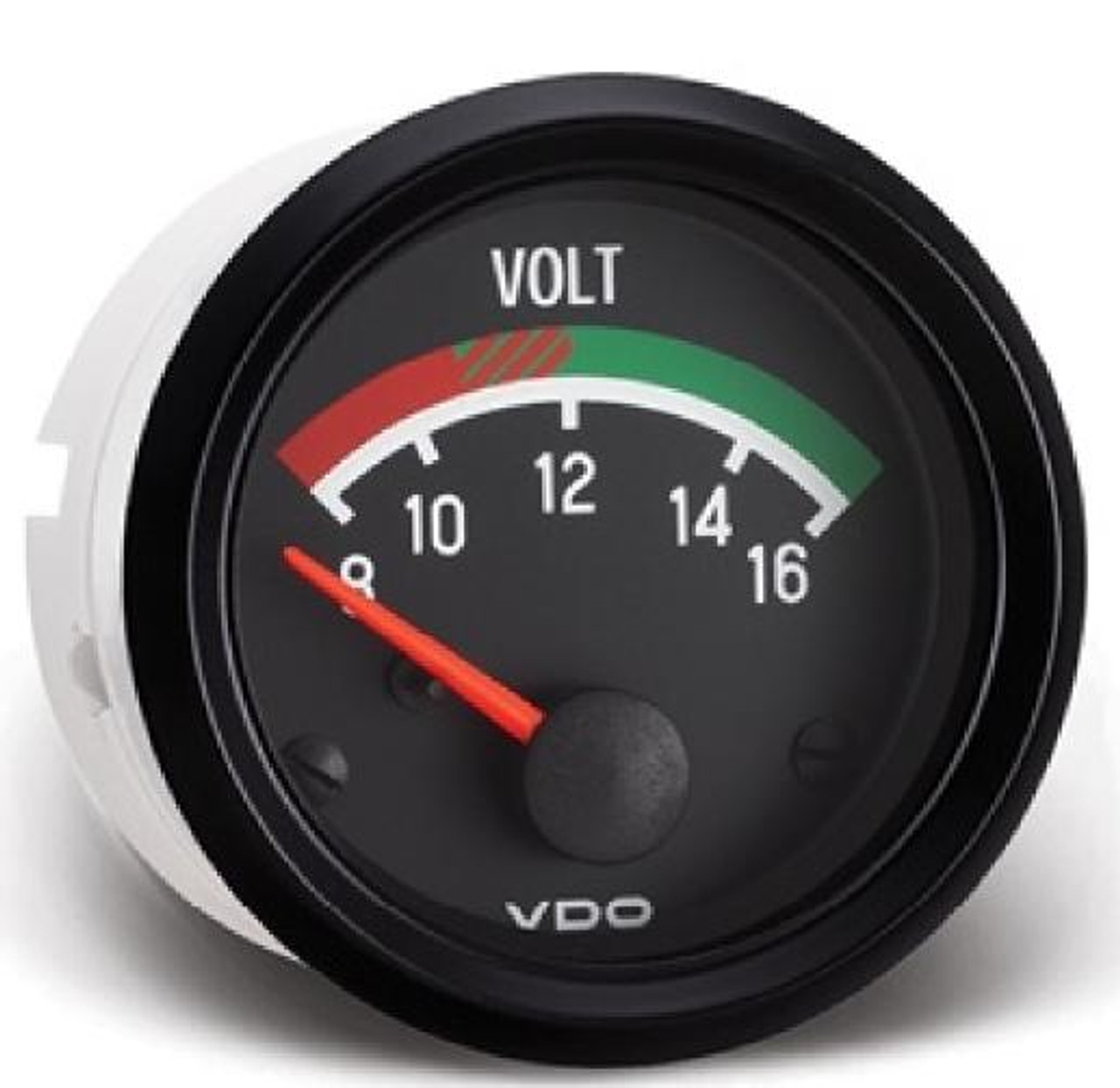 VDO Cockpit Series Part # 332-041 Voltmeter, 8 - 16 Volt, 52mm (2 1/16") Diameter. Halo Lighting w/ Red Pointer, 12 Volt Lighted. .250" Male Spade Connectors or VDO 3-Prong Connector for a Clean Install. For 12 Volt Systems.
List $46.27
Can't Find What You are looking for... Contact our Technical Support Staff!