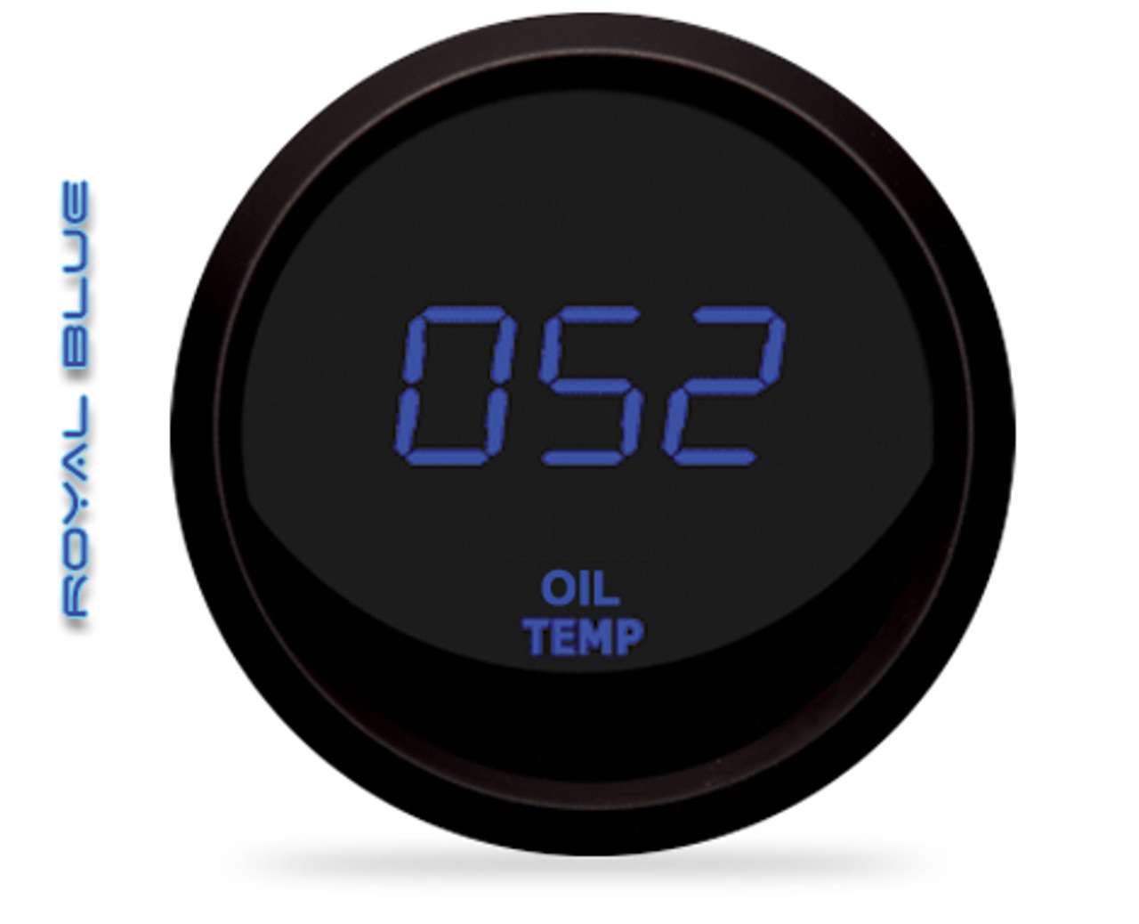 Oil Temperature LED Digital Black Bezel - M9108
The LED Digital Oil Temperature gauge is microprocessor-controlled and has a 50-250 degrees Fahrenheit range of accuracy! Intellitronix Oil Temperature gauge has precision accuracy, super bright LED lights, and electronic intelligence all in one.  