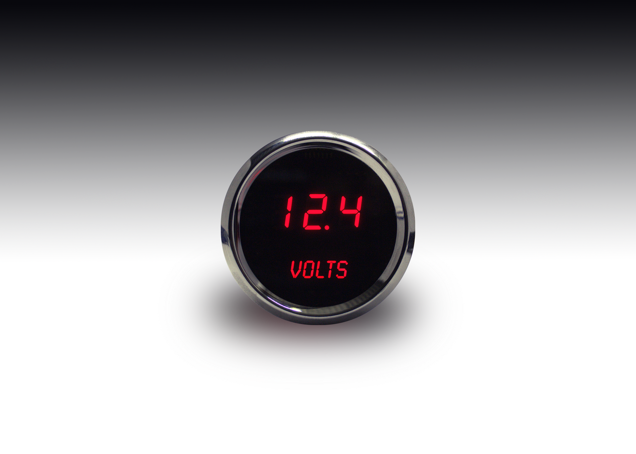 Voltmeter LED Digital Chrome Bezel - MS9015
Intellitronix LED Digital Voltmeter is microprocessor-controlled with 7.0 to 25.5 volts accuracy and works with any vehicle! The LED Digital Voltmeter with its precision, breath taking display shows off its intelligent all in one. Intellitronix gauges feature digits 33% larger than any other manufacturer, guaranteed!