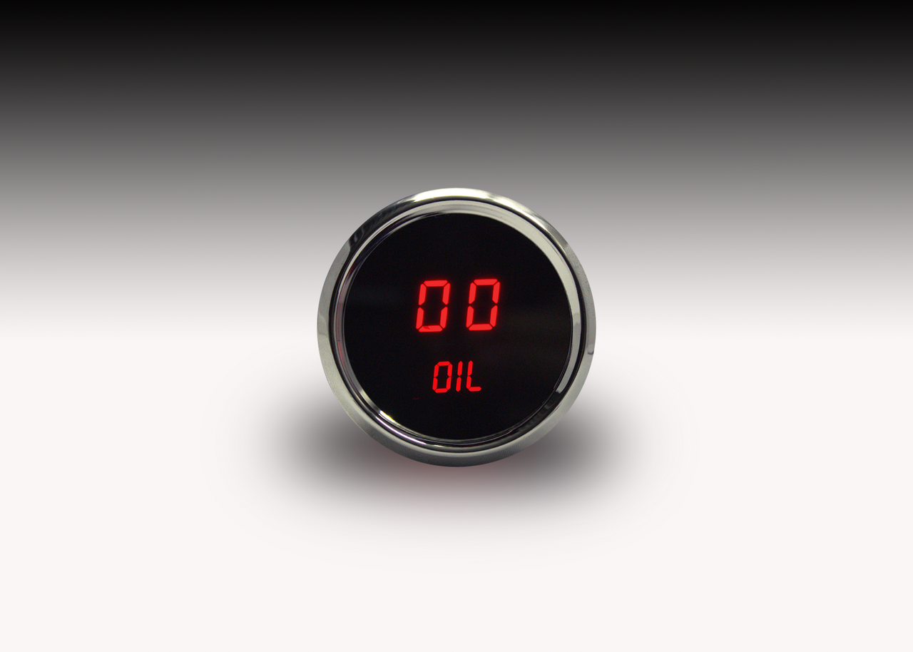 Oil Pressure LED Digital Chrome Bezel - MS9114
Oil Pressure is essential to the life of your engine, so why risk it? The Intellitronix LED Digital Oil Pressure gauge is microprocessor-controlled with 0-100 PSI accuracy and universally adaptable. This Oil Pressure gauges is accurate, super bright, and intelligent all in one.  How can you not need it? Oil Pressure LED Digital Chrome Bezel - MS9114
Oil Pressure is essential to the life of your engine, so why risk it? The Intellitronix LED Digital Oil Pressure gauge is microprocessor-controlled with 0-100 PSI accuracy and universally adaptable. This Oil Pressure gauges is accurate, super bright, and intelligent all in one.  How can you not need it?