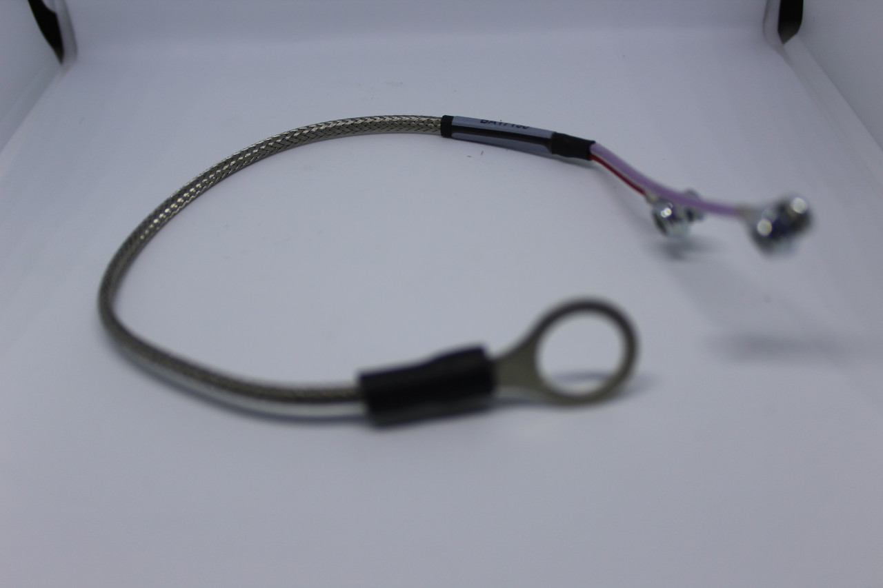 DeG CHT Thermocouple, Part #CHT-T-12, 12mm Spark Plug Thread Adaptor.

Color-coded #18 gauge wires, red (-) and yellow wire (+).Terminated with High-Temp #6 round terminal lugs, Includes Heat Shrink Protection Sleeve.

Commonly used to monitor Cylinder Head Temperatures on Air-Cooled internal combustion engines.
May be used on Automobiles, Trucks, Buses, Marine, Motor Homes, Aircraft, Performance Vehicles, Off-Road Vehicles, Recreational Vehicles, Industrial.