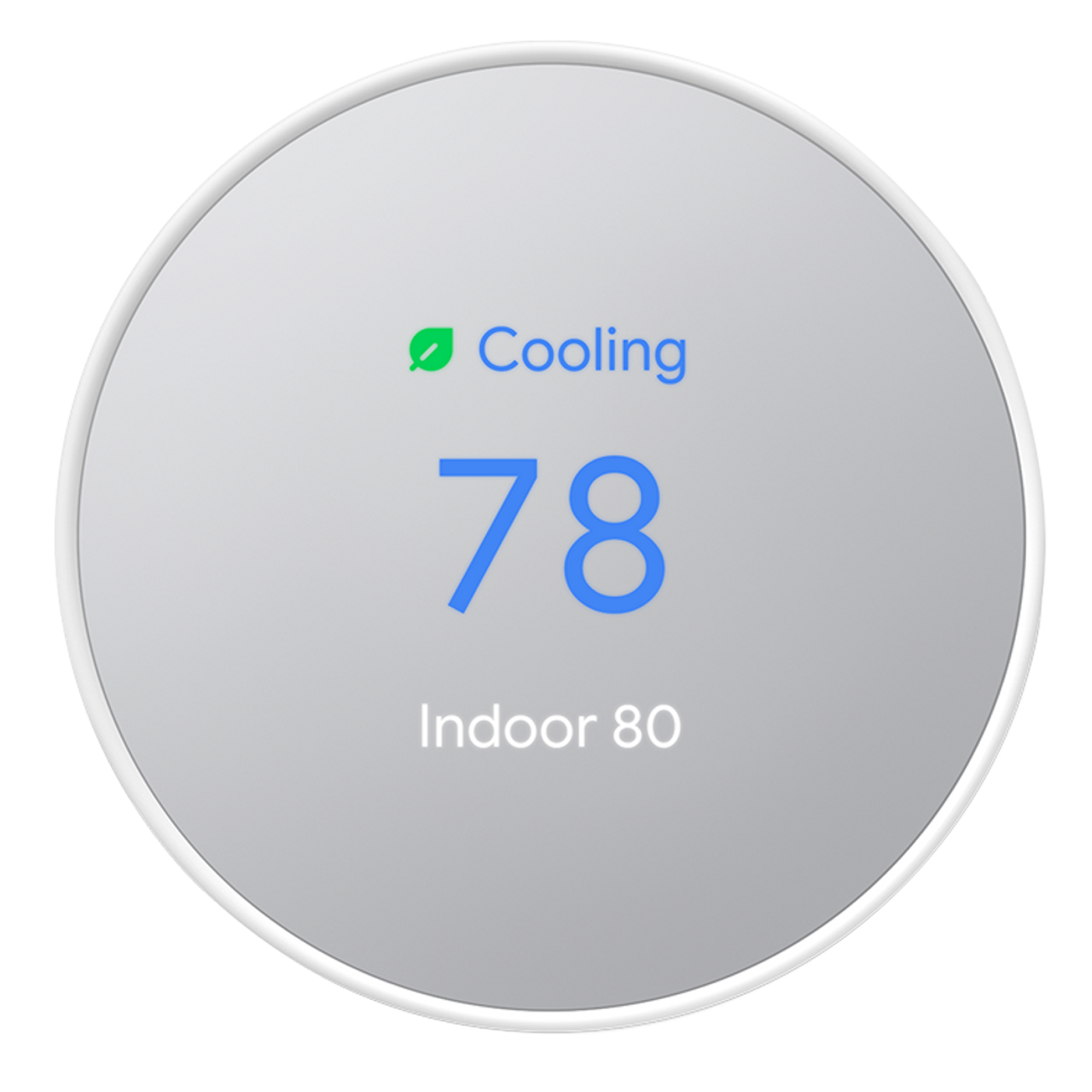 Nest Thermostat set to 78 degrees cooling