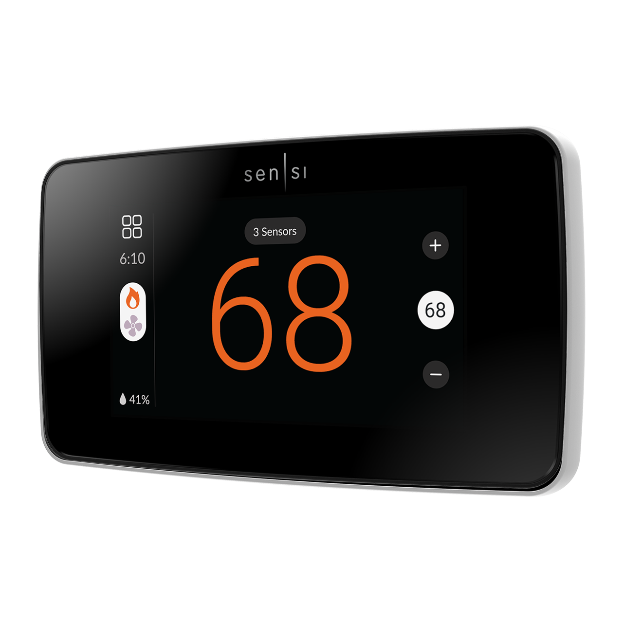 White Sensi Touch 2 front 68 degrees angle