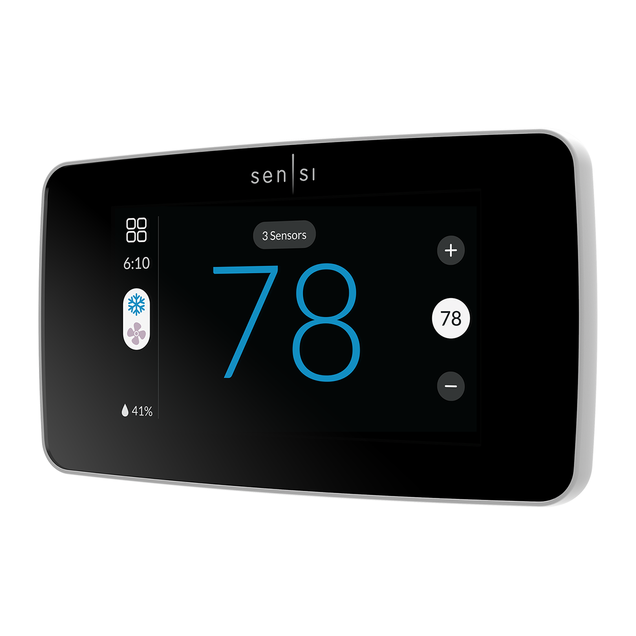 White Sensi Touch 2 front 78 degrees angle