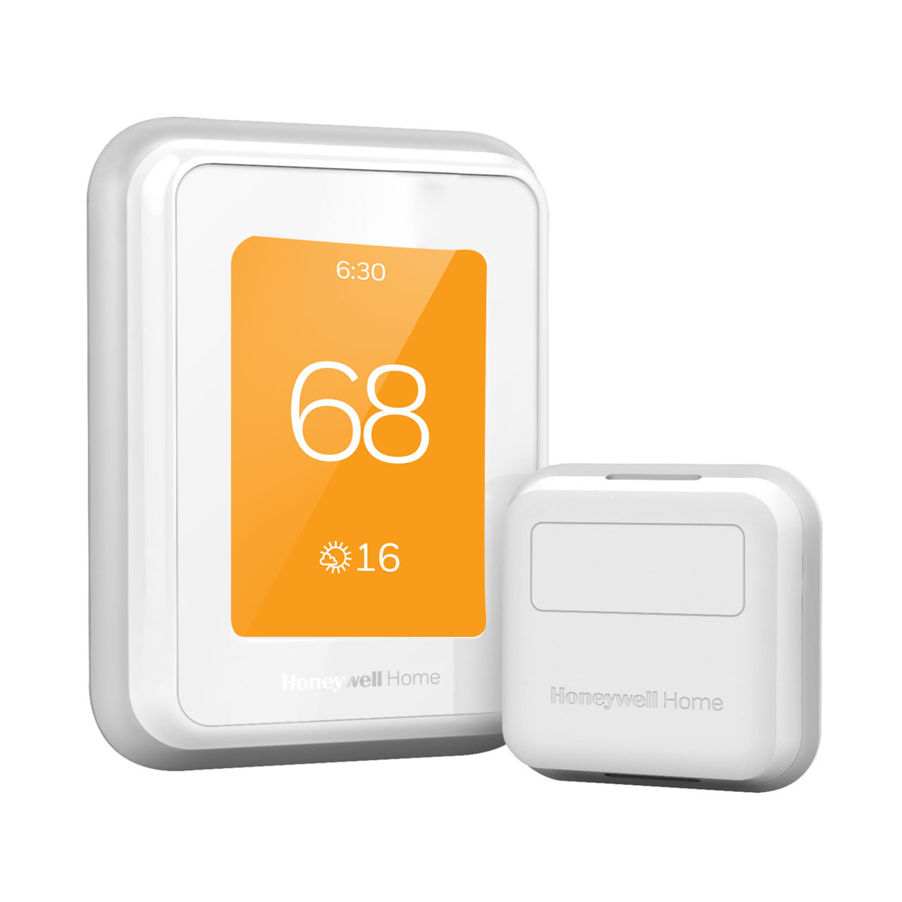 T9 thermostat with sensor set to 68 heating
